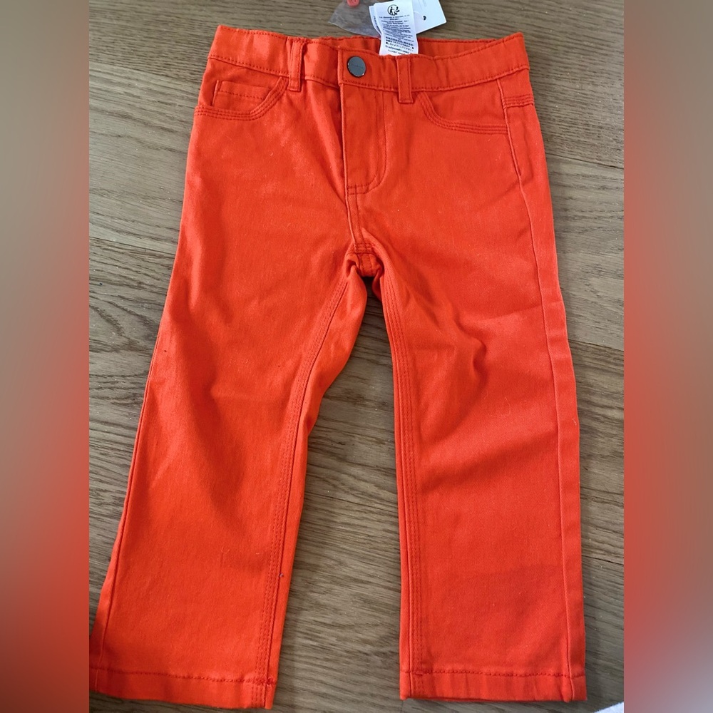Orange Jacadi jeans size 24 months. Never worn. Tags on.